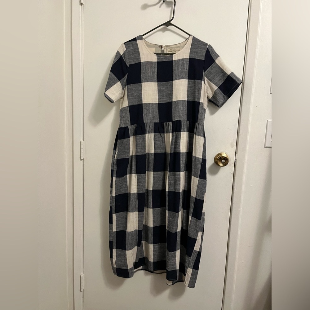 Polagram Pocket Prairie Cottage Dress L